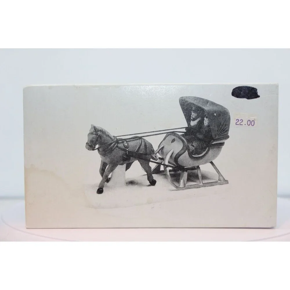 Dept 56 Heritage Village - One Horse Open Sleigh
